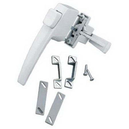 WRIGHT PRODUCTS Wright Products VF333WH Free Hanging Handle Push Button Latch; White 862276